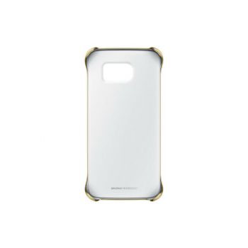 Калъф за смартфон Samsung Galaxy S6 Clear златист