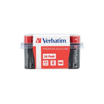 Батерия Verbatim ALKALINE BATTERY AA 24 PACK (BOX)