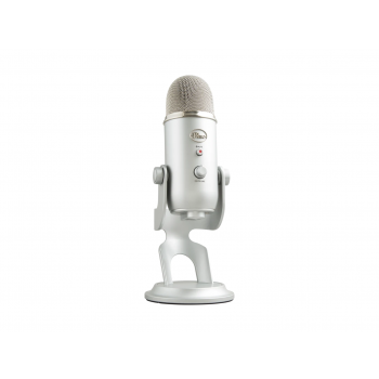 Настолен микрофон Logitech Blue YETI - Silver