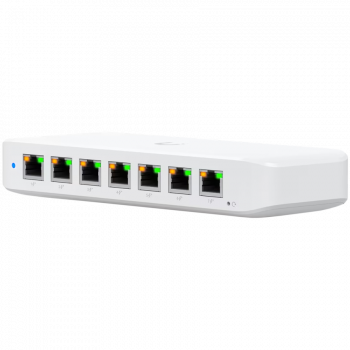 Мрежов суич Ubiquiti USW-Ultra Layer 2, 8-port GbE PoE switch with versatile mounting options: 7x ...