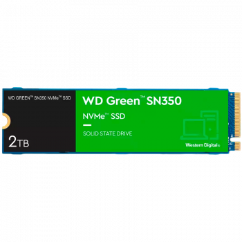 Твърд диск WESTERN DIGITAL SSD WD Green (M.2, 2TB, PCIE GEN3)