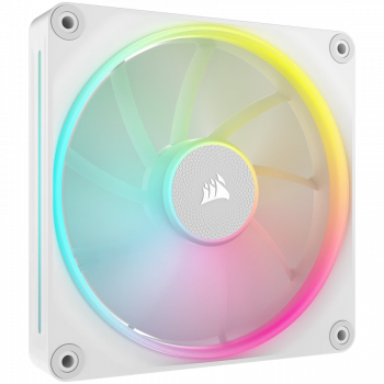 Вентилатор Corsair LX RGB Series, iCUE LINK LX140 RGB White, 140mm RGB Fan, Single Fan