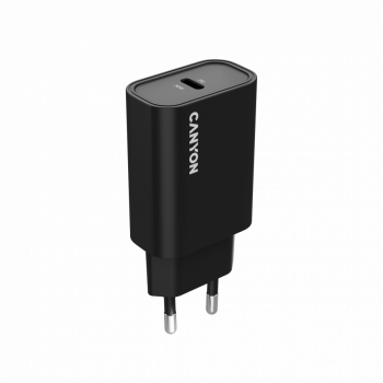 Зарядно устройство CANYON charger OnCharge 30CL Max Power 30W 1xPD EU Black