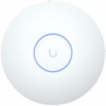 Мрежова точка за достъп Ubiquiti UniFi U7-LR Long-Range Compact, ceiling-mount WiFi 7 AP with 5 ...