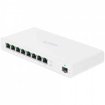 Мрежов суич UBIQUITI Ubiquity Switch (8) GbE RJ45 ports with 27V passive PoE output,1 SFP port