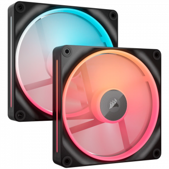 Вентилатор CORSAIR LX-R RGB Series, iCUE LINK LX140-R RGB, 140mm RGB Fan, Dual Fan Kit