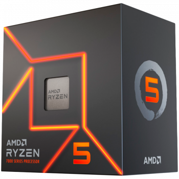 Процесор AMD CPU Desktop Ryzen 5 6C/12T 7400 (4.3GHz,22MB,65W,AM5) MPK, with Radeon Graphics and ...