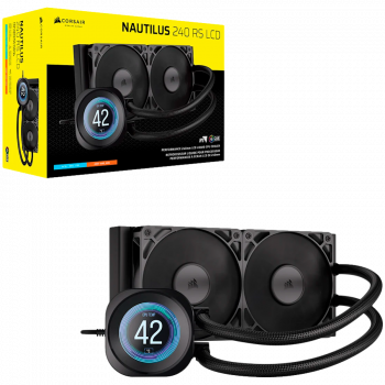 Охладител CORSAIR NAUTILUS 240 LCD, 240mm Radiator, Liquid CPU Cooler