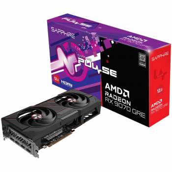 Видео карта SAPPHIRE PULSE AMD RADEON RX 9070 GRE GAMING OC 12GB DUAL HDMI / DUAL DP