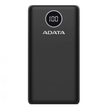 Външна батерия ADATA P20000 QUICK CHARGE BLK
