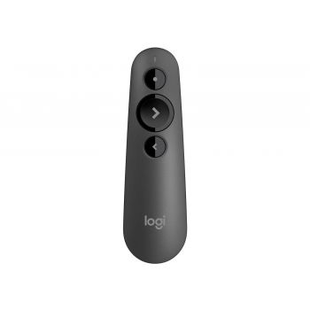 Безжичен презентер Logitech R500s, Bluetooth, 2.4 GHz Wireless, Черен