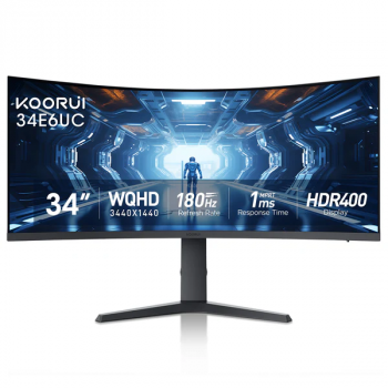 Монитор KOORUI 34 34E6UC WQHD CURVED 