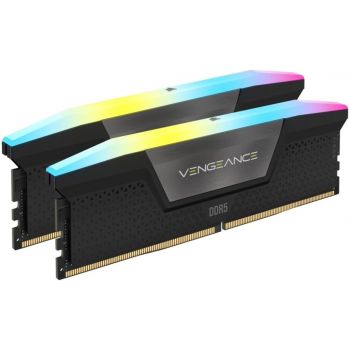 Памет за настолен компютър CORSAIR DDR5, 6000MT/s 48GB 2x24GB DIMM, 36-44-44-96, XMP 3.0, VENGEANCE ...