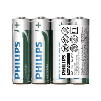 Батерия Philips Battery Longlife Aa 4tk/pk R6L4F/10