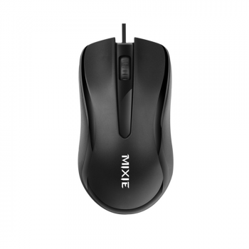 Мишка Mixie B750, Оптична, 3D, Черен 