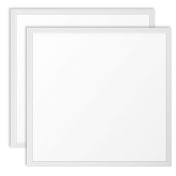 Recessed LED panel DeTech, 2 pieces, 48W, 6500K,  Square, White - 77019