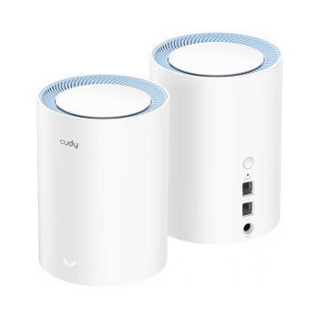 Безжичен рутер Cudy M1200 2, AC1200 Dual Band, 2.4/5 GHz, 300 -  867 Mbps, 2 броя