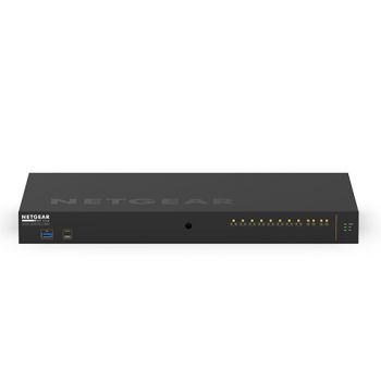 Мрежов суич NETGEAR 12-Port AV Line M4250-10G2XF-PoE++ 8x1G Utra90 802.3bt 720W 2x1G 2xSFP+ Managed Switch GSM4212UX-100EUS