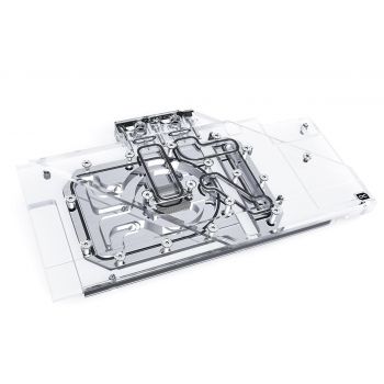 Воден блок за видео карта Alphacool Eisblock Aurora Acryl GPX-A Radeon RX 6800/6800XT Strix/TUF with Backplate