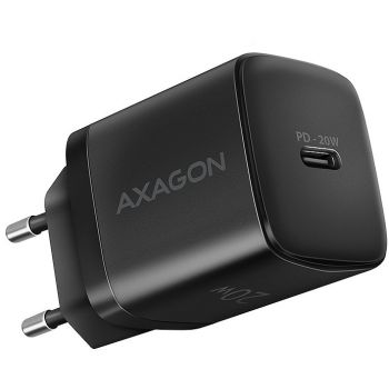 Адаптер AXAGON ACU-PD20 wall charger 1x QC3.0/AFC/FCP/PD type-C, 20W, black