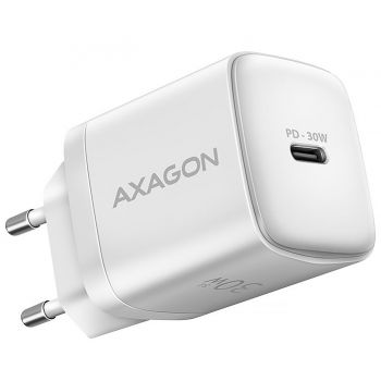 Адаптер AXAGON ACU-PD30W wall charger 1x QC3.0/AFC/FCP/PD type-C, 30W, white