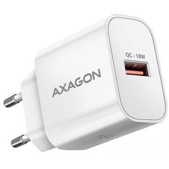 Адаптер AXAGON ACU-QC18W wall charger 1x QC3.0/AFC/FCP/SMART, 18W, white