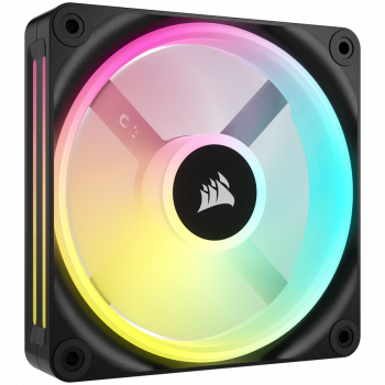 Охладител CORSAIR QX RGB Series, iCUE LINK QX120 RGB, 120mm Magnetic Dome RGB Fan, Single Fan