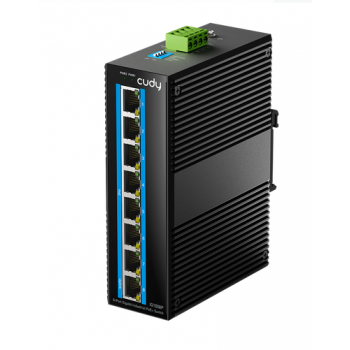 Суич Cudy IG1008P Индустриален 8-Port 10/100/1000M PoE+ Switch 65W