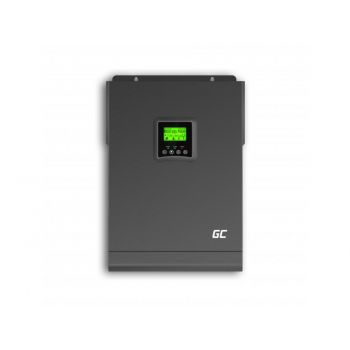 Соларен инвертор Off Grid конвертор с MPPT конролер и соларно зарядно 48VDC 230VAC 3000VA / 3000W чиста синусоида GREEN CELL