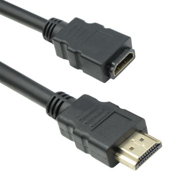 Кабел HDMI M / HDMI F удължител 1.5m DeTech