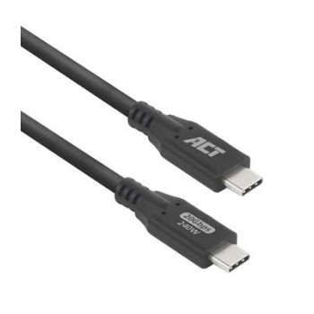 ACT Кабел USB-C - USB-C, 2 м / USB4, 20Gbps, 240W