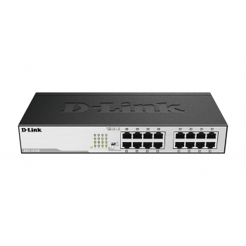 Суич D-Link DGS-1016D/E, 16 портов 10/100/1000, Desktop