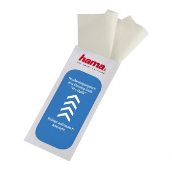 HAMA &quot;Pro-Optik&quot; Мокри кърпи за почистване на очила, фотоапарат, екран, 10 бр. кърпи в пакет