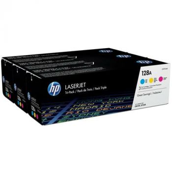 Консуматив за принтер HP 128A CYM Tri-Pack LaserJet Toner Cartridge