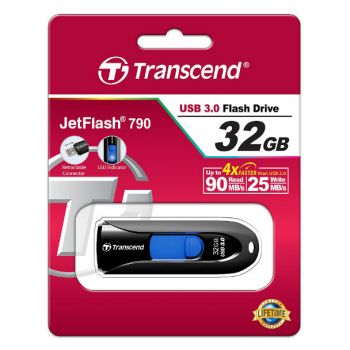 USB Флаш памет TRANSCEND 32GB JETFLASH 790