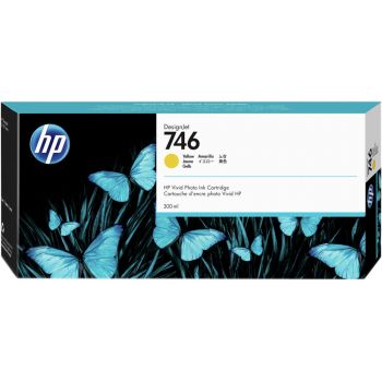 Консуматив за принтер HP 746 300-ml Yellow DesignJet Ink Cartridge