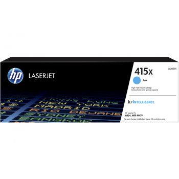Консуматив за принтер HP 415X Cyan LaserJet Toner Cartridge