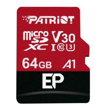 Карта памет PATRIOT EP Series 64GB Micro SDXC V30