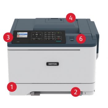 Цветен лазерен принтер XEROX C310 A4 colour printer 33ppm. Duplex