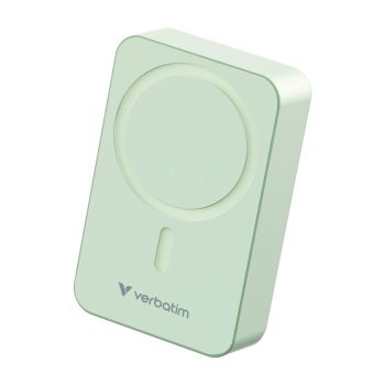 Външна батерия Verbatim Charge 'n' Go Essentials Power Bank Magnetic Wireless 20000mAh Green