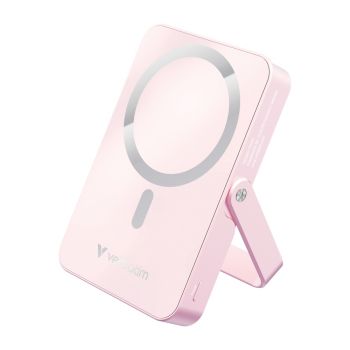 Външна батерия Verbatim Charge 'n' Go Power Bank with Stand Magnetic Wireless 10000mAh Pink