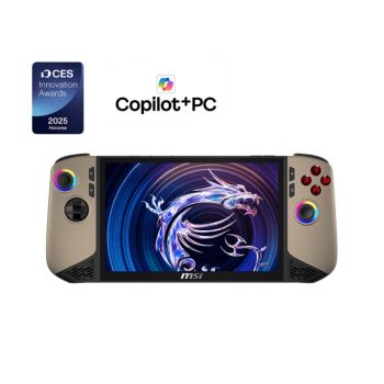 Игрова конзола MSI Claw 8 AI+ A2VM, 8" FHD+ (1920x1200), 120Hz VRR Touchscreen, Intel Core Ultra 7 ...