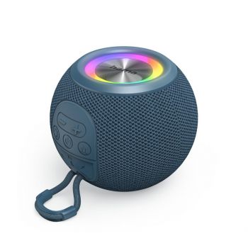 HAMA Блутут колонка &quot;Ball Shape Speaker&quot;, 5 светлинни режима, 5W, синя