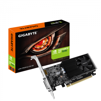 Видео карта GIGABYTE GeForce GT 1030 D4 2GB DDR4 64 bit, Low Profile, DVI-D, HDMI