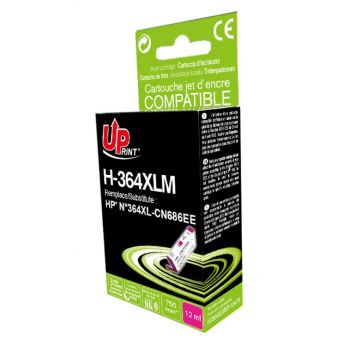 Мастилница UPRINT CN686 HP, Magenta - LF-INK-HP-CN686-UP