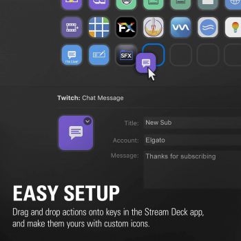 Контролер Elgato Stream Deck, 32LCD бутона, черен