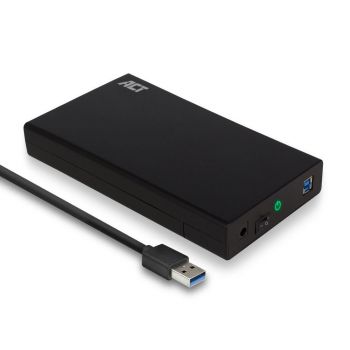 Чекмедже за твърд диск ACT AC1405, 3.5&quot;, SATA, USB 3.1 Gen1 (USB 3.0), Черен