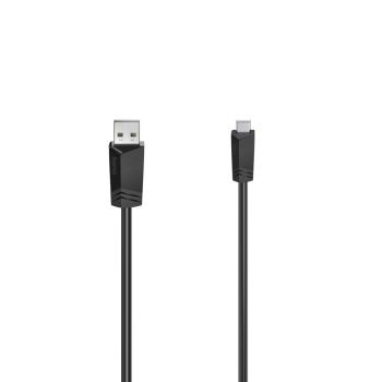 Кабел HAMA USB-A мъжко - USB-B mini мъжко, 1.5 м