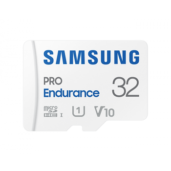 Карта памет Samsung PRO Endurance, microSDHC, UHS-I, 32GB, Адаптер