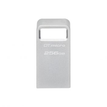 USB памет KINGSTON DataTraveler Micro, 256GB, USB-A 3.2 Gen 1, Сребрист